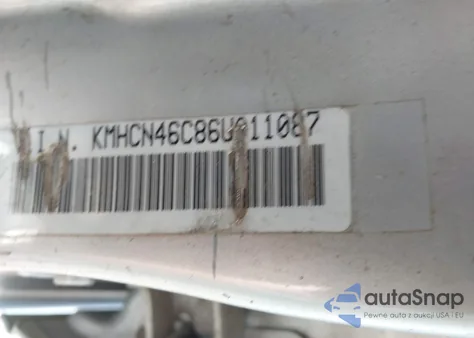 2006 Hyundai Accent Gls z USA, uszkodzony, nr VIN KMHCN46C86U011087